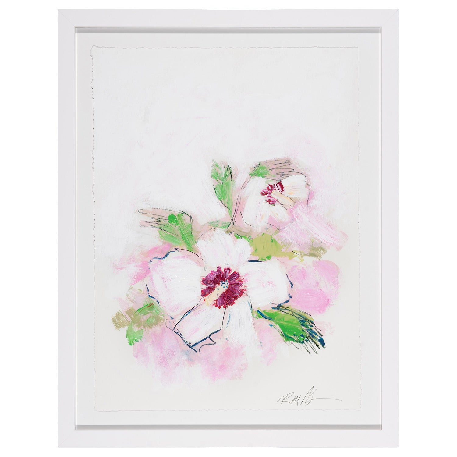 Image of "White Glove Series—Rose of Sharon"