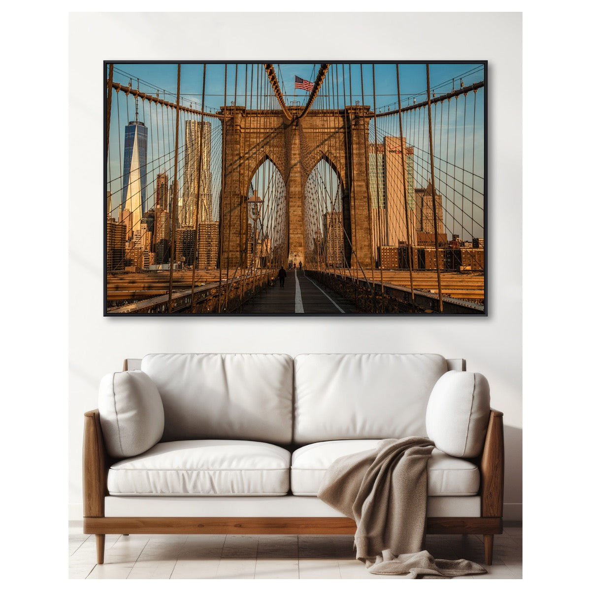 "Brooklyn Bridge" by Peter Odekerken in setting