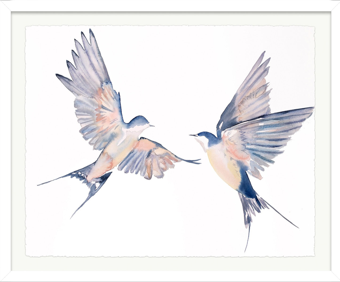 Swallows in Flight No. 45