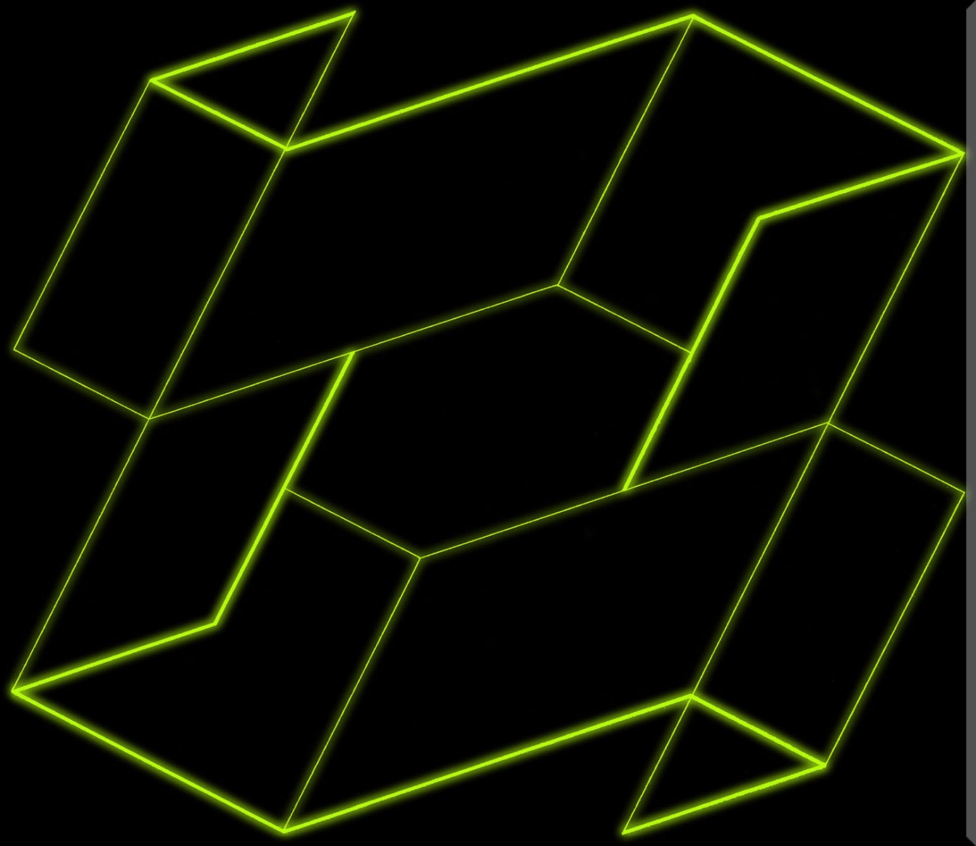 Image of "Box Geometric Green-Black"