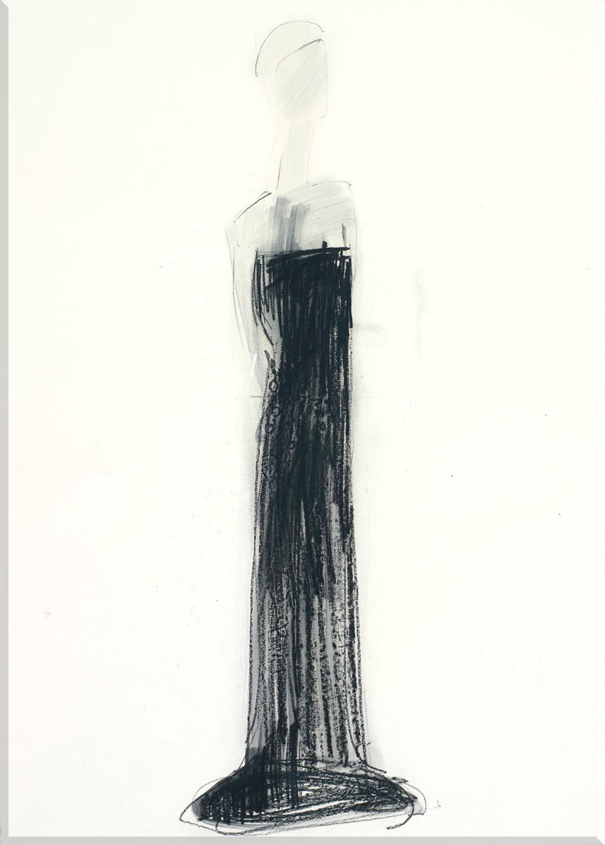 Image of "Skinny Black Dress"