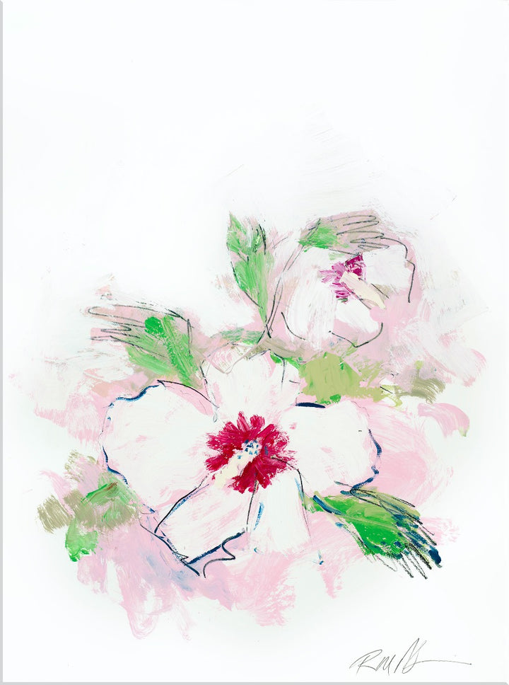 Image of "White Glove Series–Rose of Sharon"