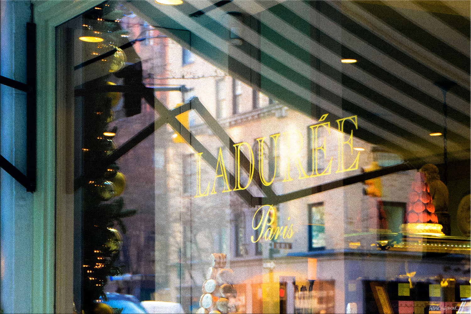 Image of "New York City. Ladurée Paris Window Reflection #1"